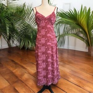 Urban Outfitters LOVE Print Maxi Dress - Size Large
